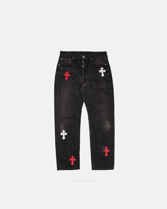 Chrome hearts jean in Black