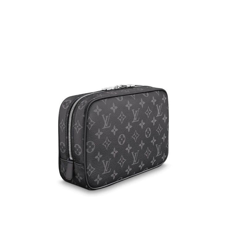 Louis Vuitton Locker Dob kit monogram Elipse clutch bag black