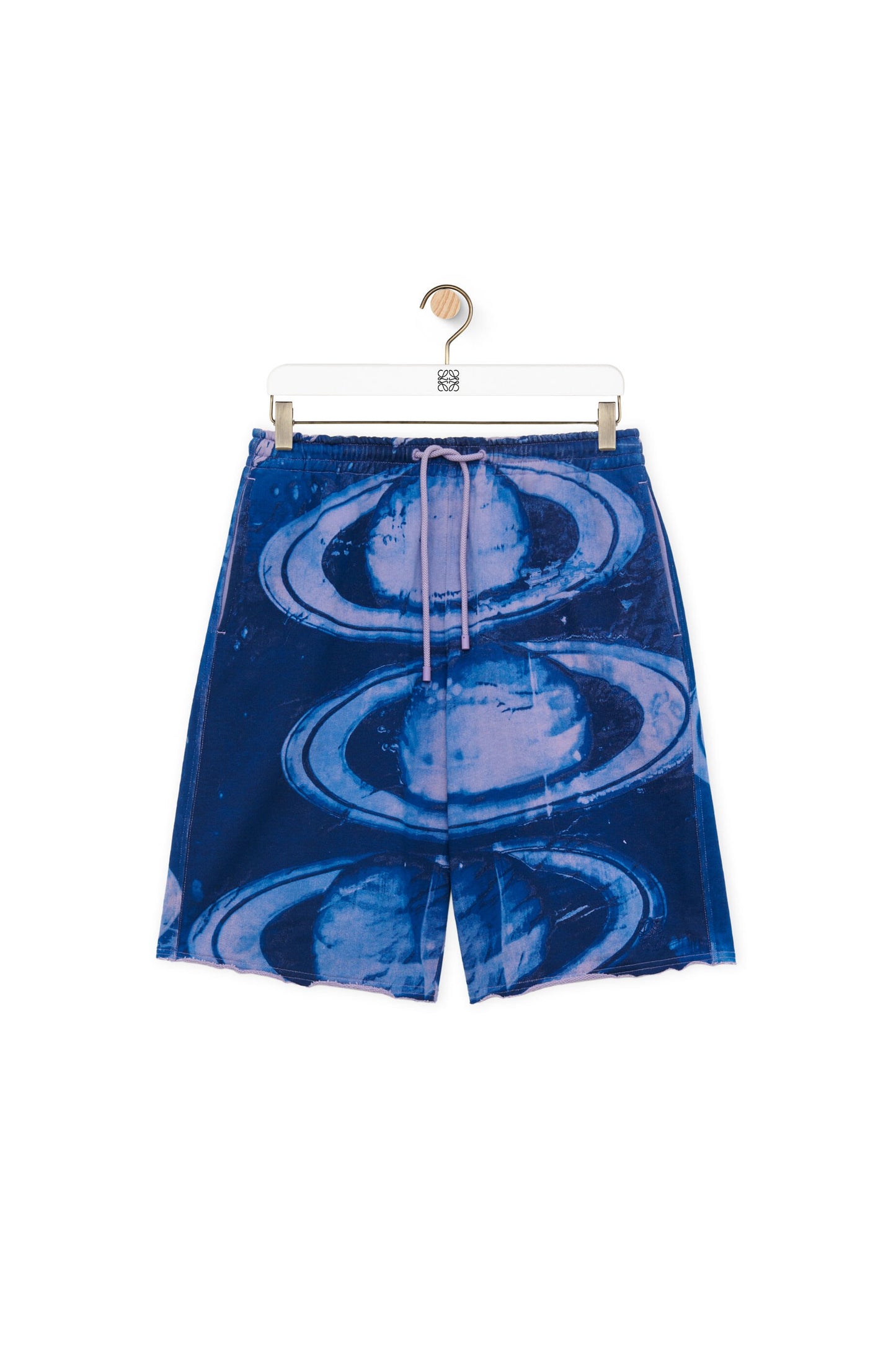 Loewe shorts in cotton blue