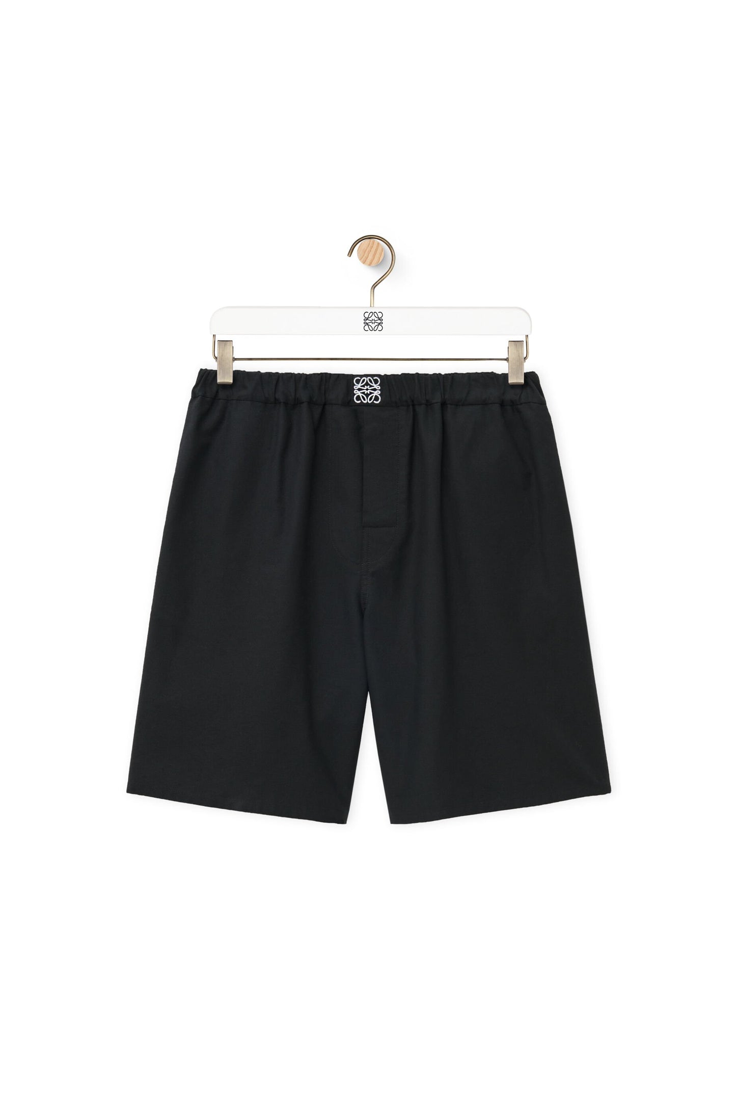 Loewe shorts in cotton BLACK