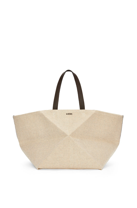 Loewe XXL Puzzle Fold Tote in jacquard