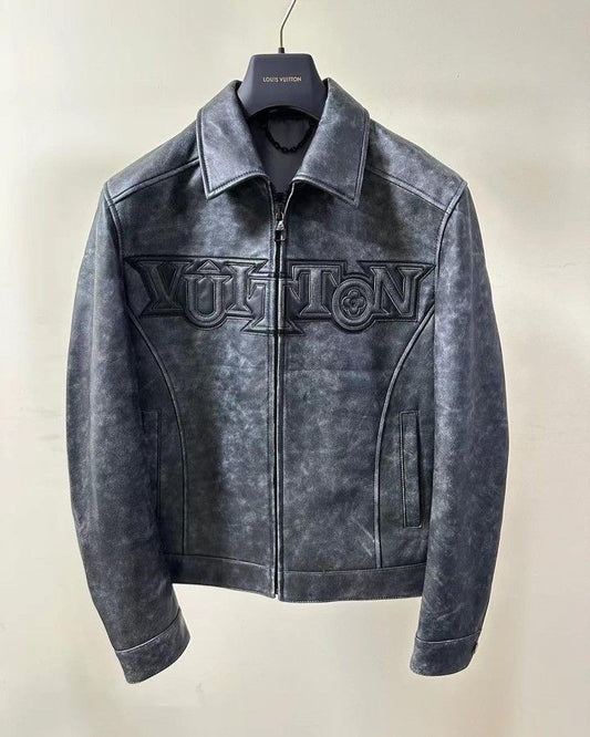 Louis Vuitton Leather Stadium Jacket