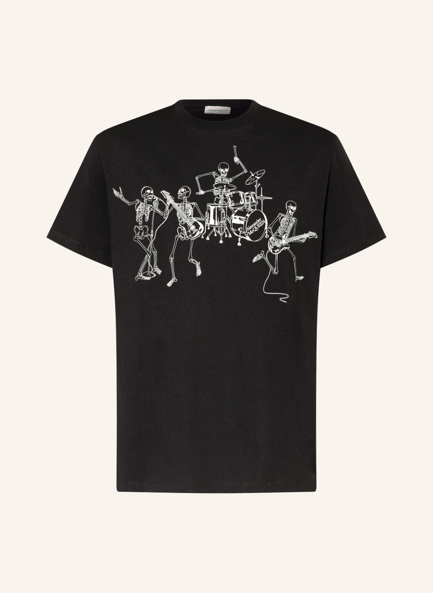 Alexandra Mc Queen skelly tee