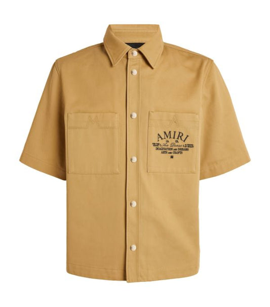 AMIRI Cotton Arts District Camp Shirt