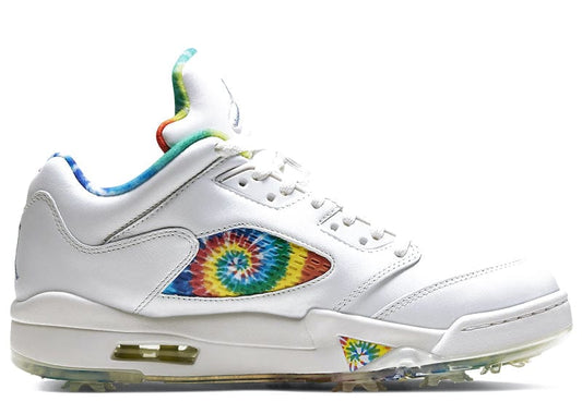 Jordan 5 Retro Low Golf Peace Love and golf sneakers