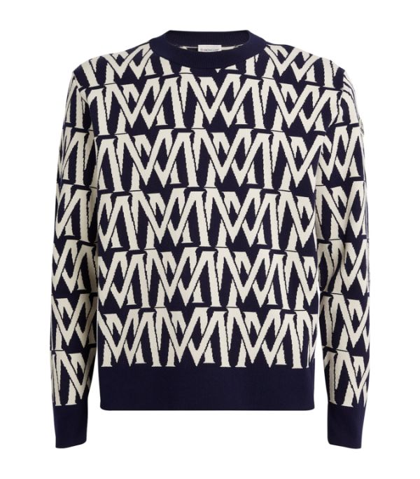 Moncler Monogram Crew Neck Sweater