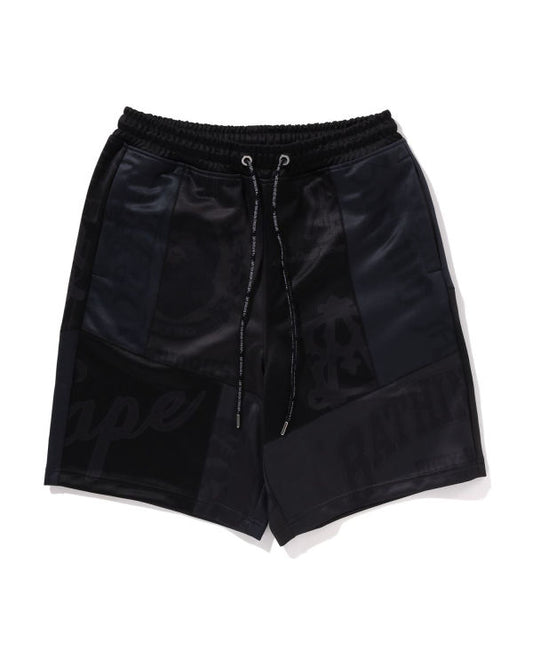 Bape patchwork basketball shorts